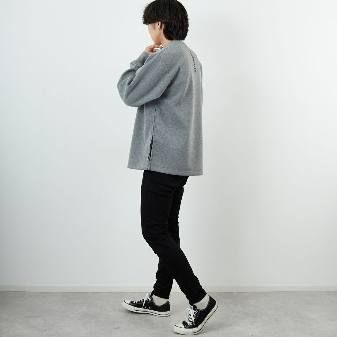 phenix [プラスフェニックス] 別注 ダンボールニット サイドジップ