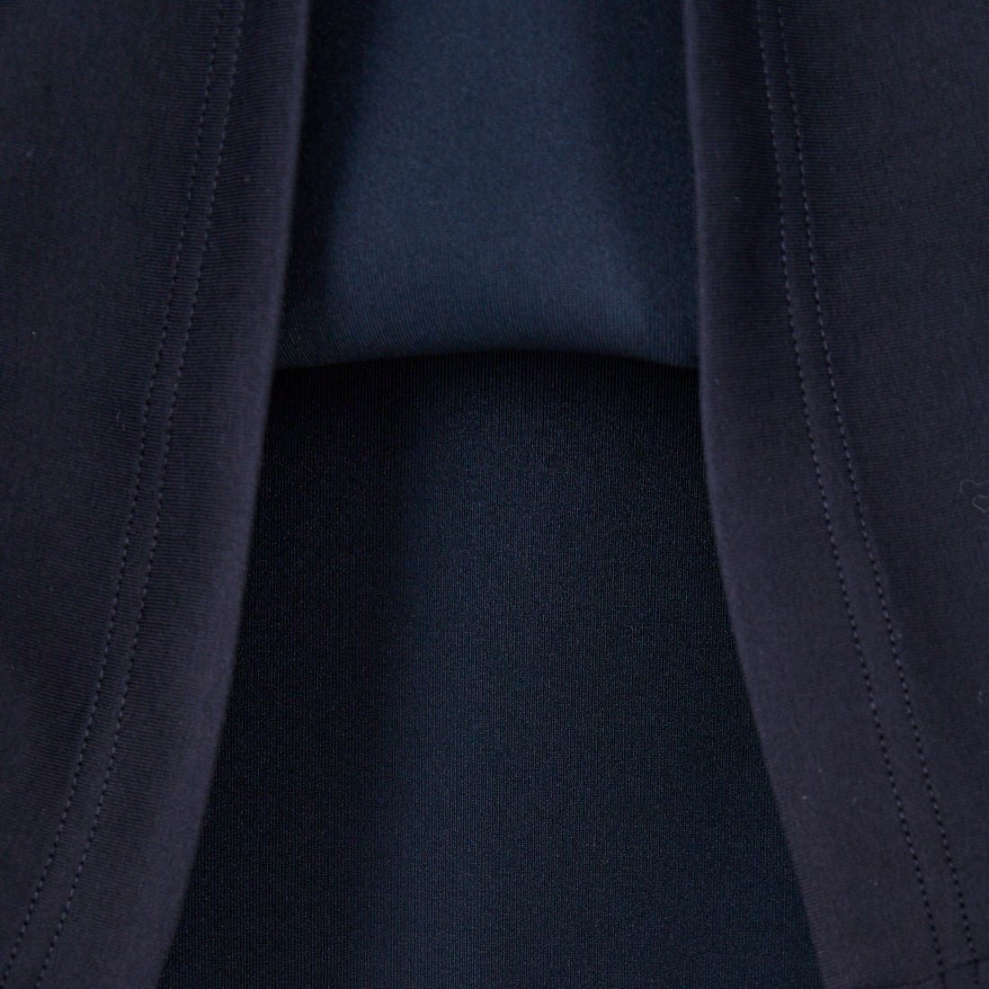 +phenix [プラスフェニックス] 別注 ダンボールニット サイドジップクルーネックスウェット [POO-25082IN-JF] NAVY