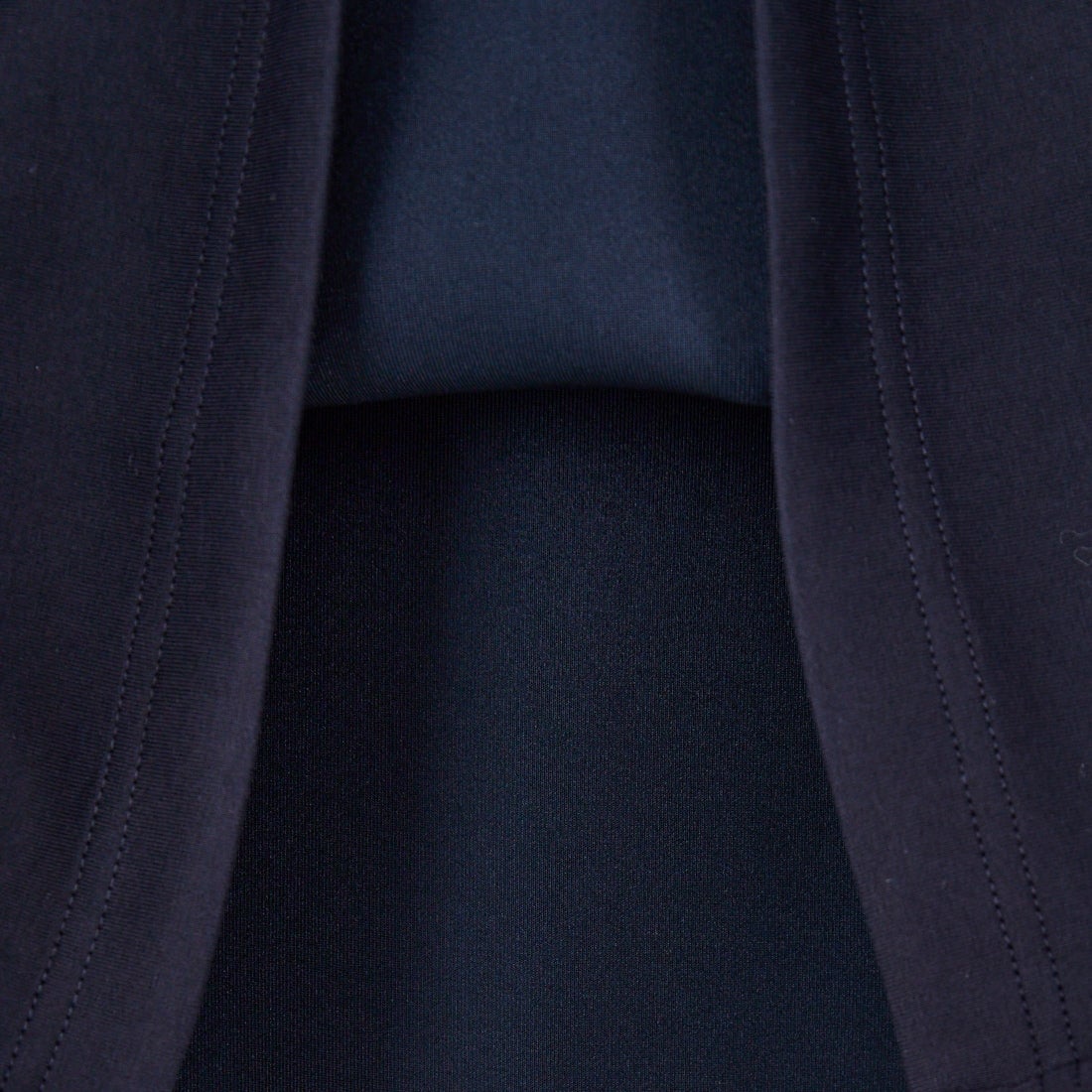 +phenix [プラスフェニックス] 別注 ダンボールニット サイドジップクルーネックスウェット [POO-25082IN-JF] NAVY