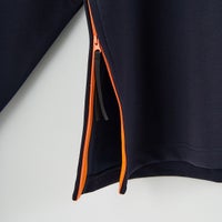 +phenix [プラスフェニックス] 別注 ダンボールニット サイドジップクルーネックスウェット [POO-25082IN-JF] NAVY