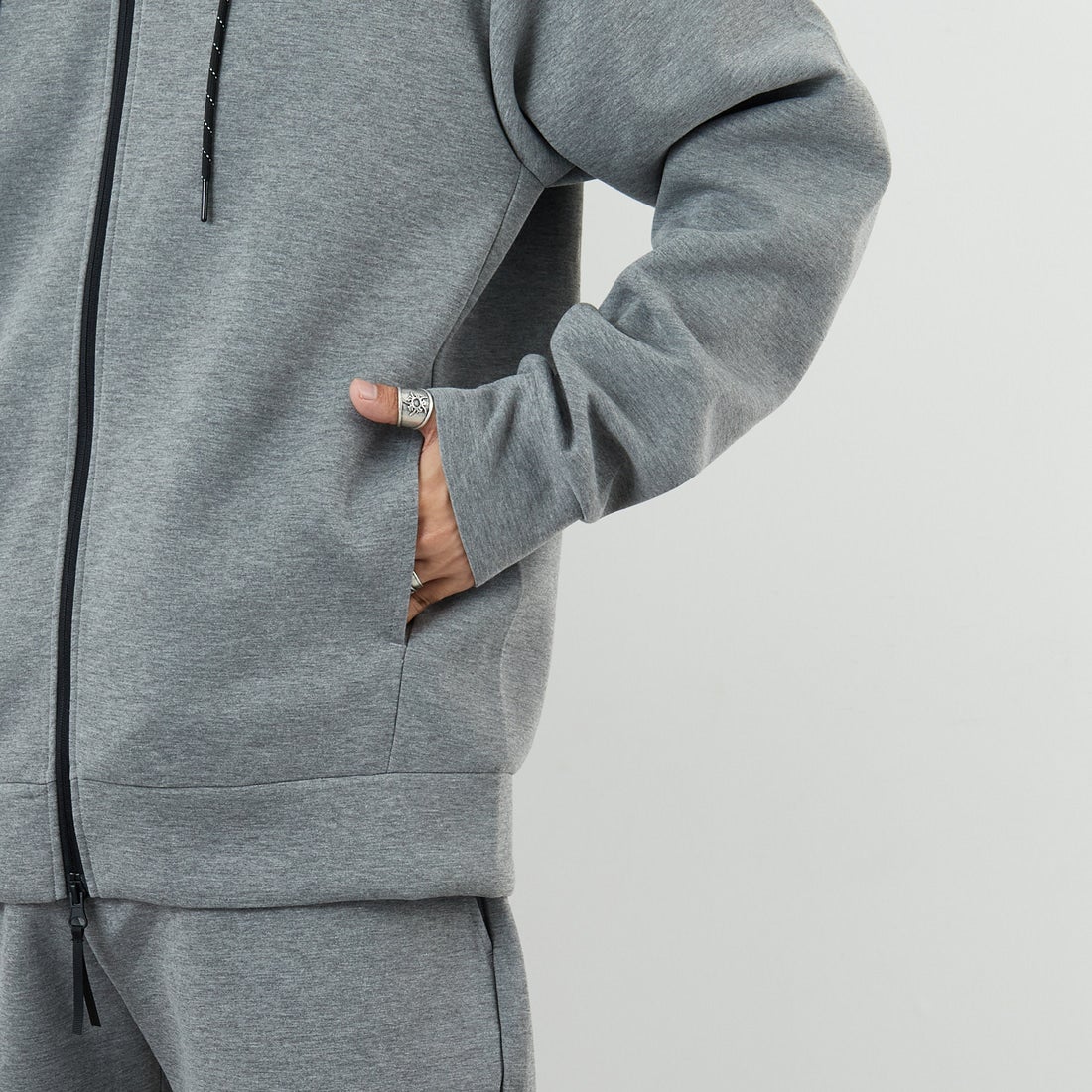 phenix [プラスフェニックス] 別注 ダンボールニット ジップアップ