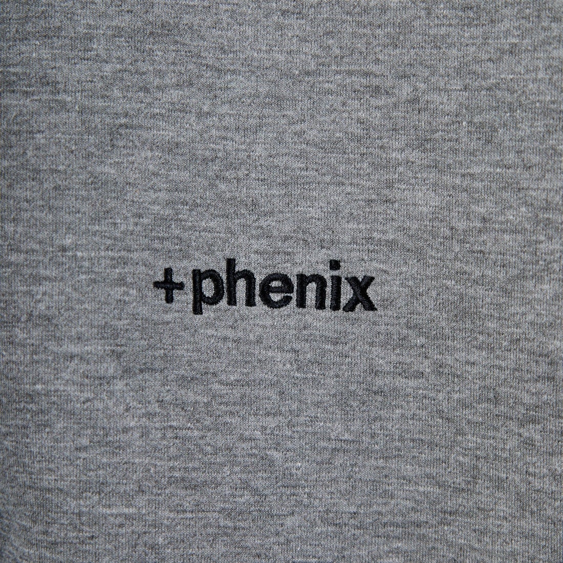 +phenix [プラスフェニックス] 別注 ダンボールニット ジップアップパーカー [POO-25081IN-JF] GRAY