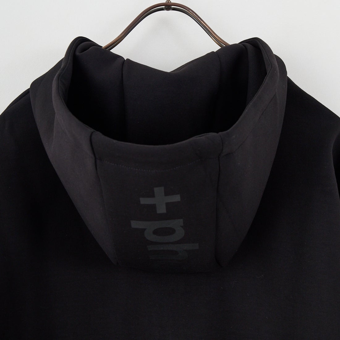 +phenix [プラスフェニックス] 別注 ダンボールニット ジップアップパーカー [POO-25081IN-JF] BLACK