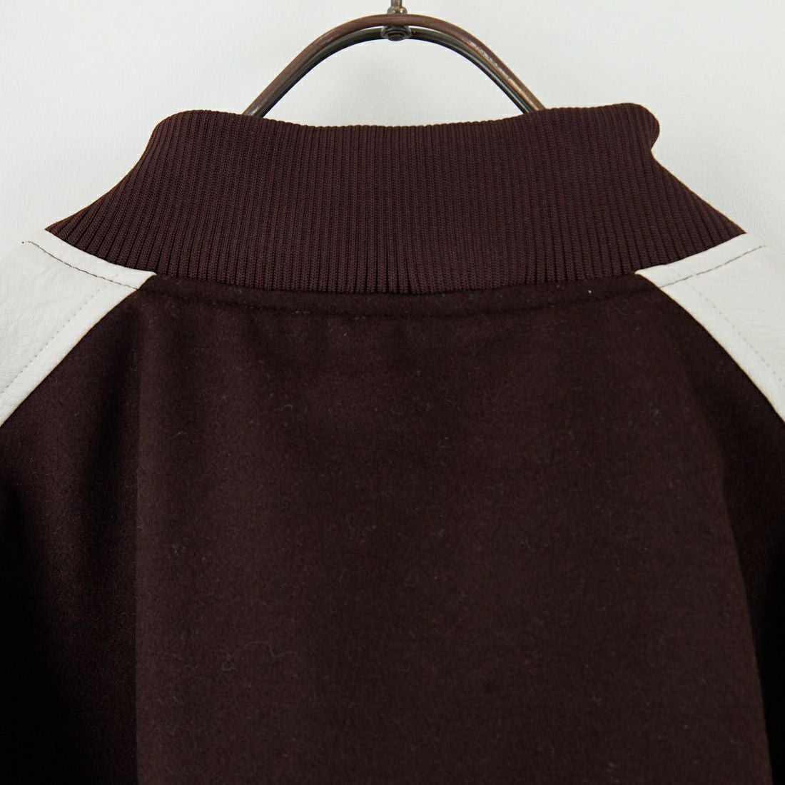 Fanatics [ファナティクス] 別注 MLBロゴワッペン メルトンスタジャン [ML2325FW0007-JF] BROWN SD