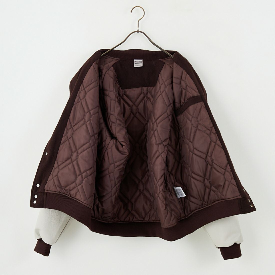 Fanatics [ファナティクス] 別注 MLBロゴワッペン メルトンスタジャン [ML2325FW0007-JF] BROWN SD