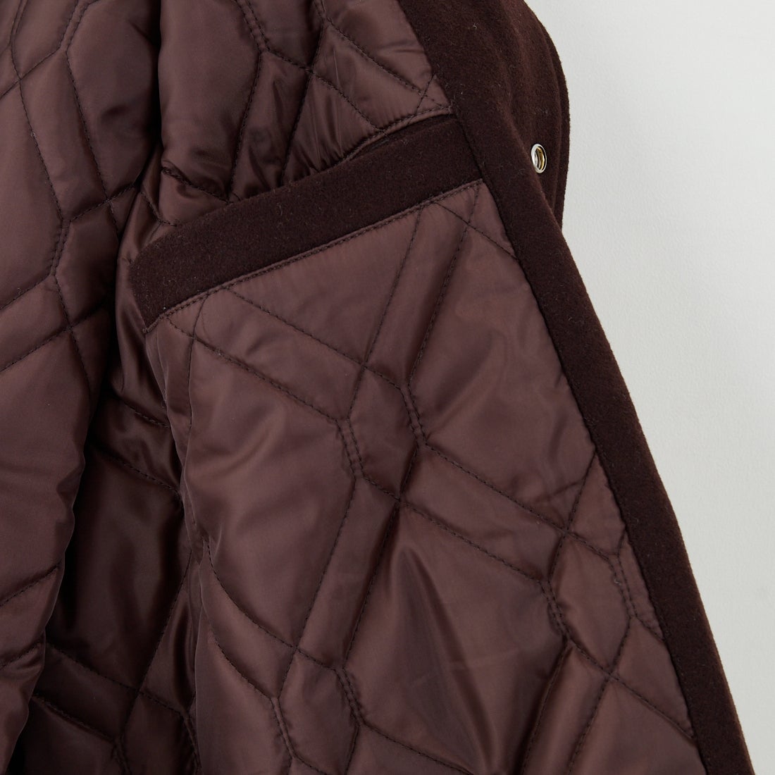 Fanatics [ファナティクス] 別注 MLBロゴワッペン メルトンスタジャン [ML2325FW0007-JF] BROWN SD