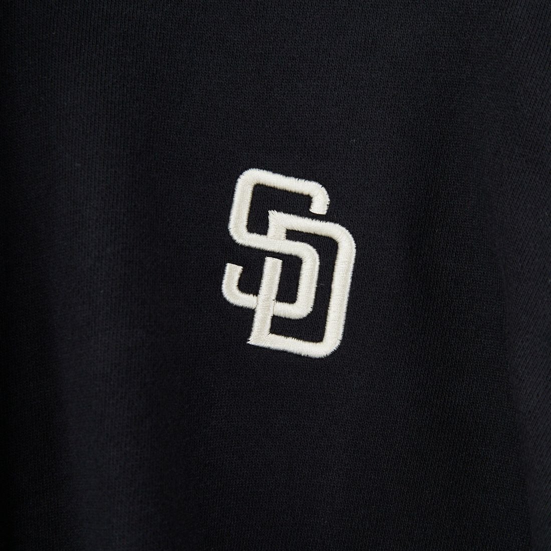 Fanatics [ファナティクス] 別注 MLBロゴ バックプリント スウェットパーカー [ML0625FW0006-JF] BLACK SD