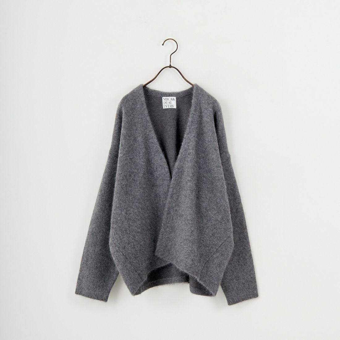 MICA&DEAL [マイカアンドディール] ラクーンデュアルカーディガン [0125308249] GRAY