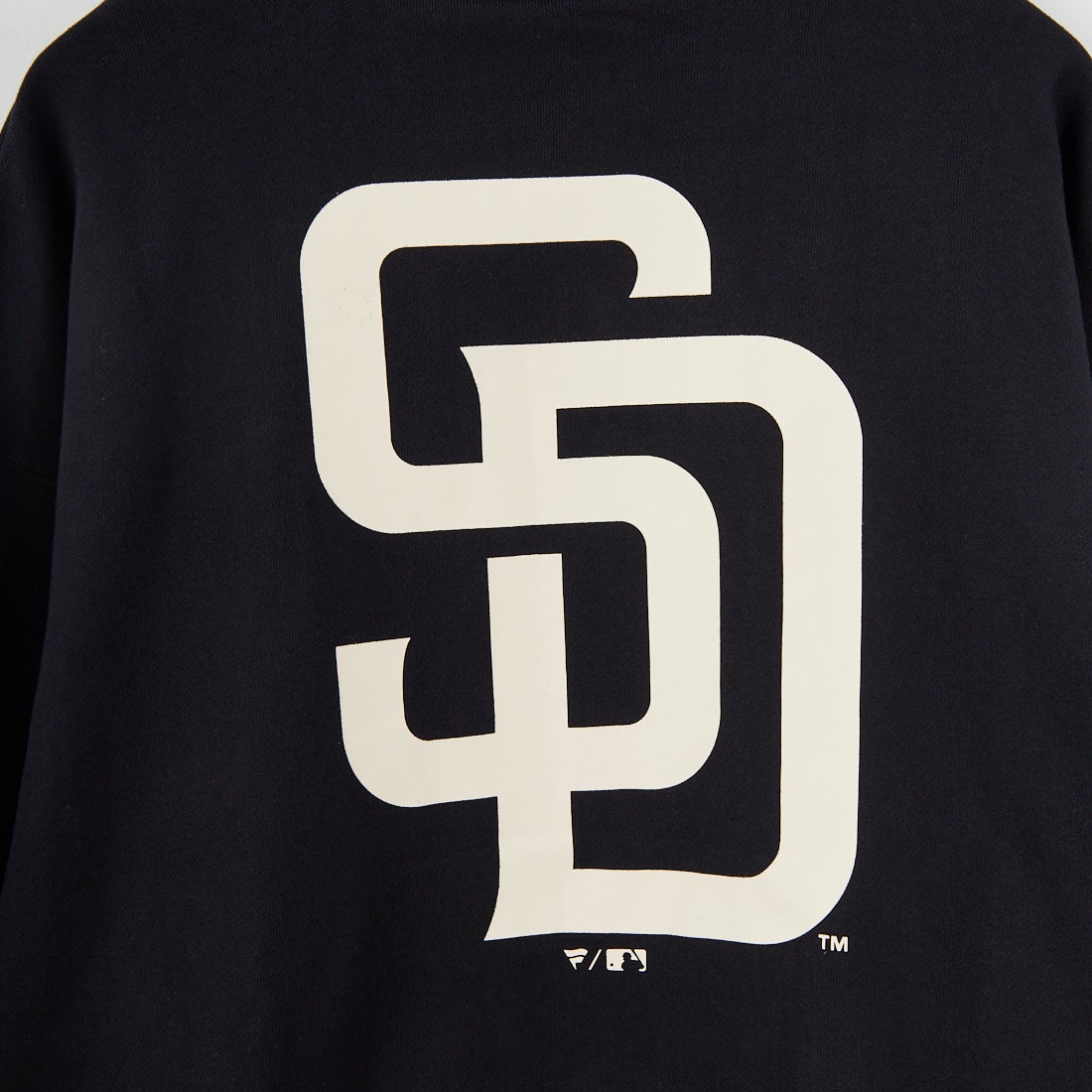 Fanatics [ファナティクス] 別注 MLBロゴ バックプリント スウェットパーカー [ML0625FW0006-JF] BLACK SD