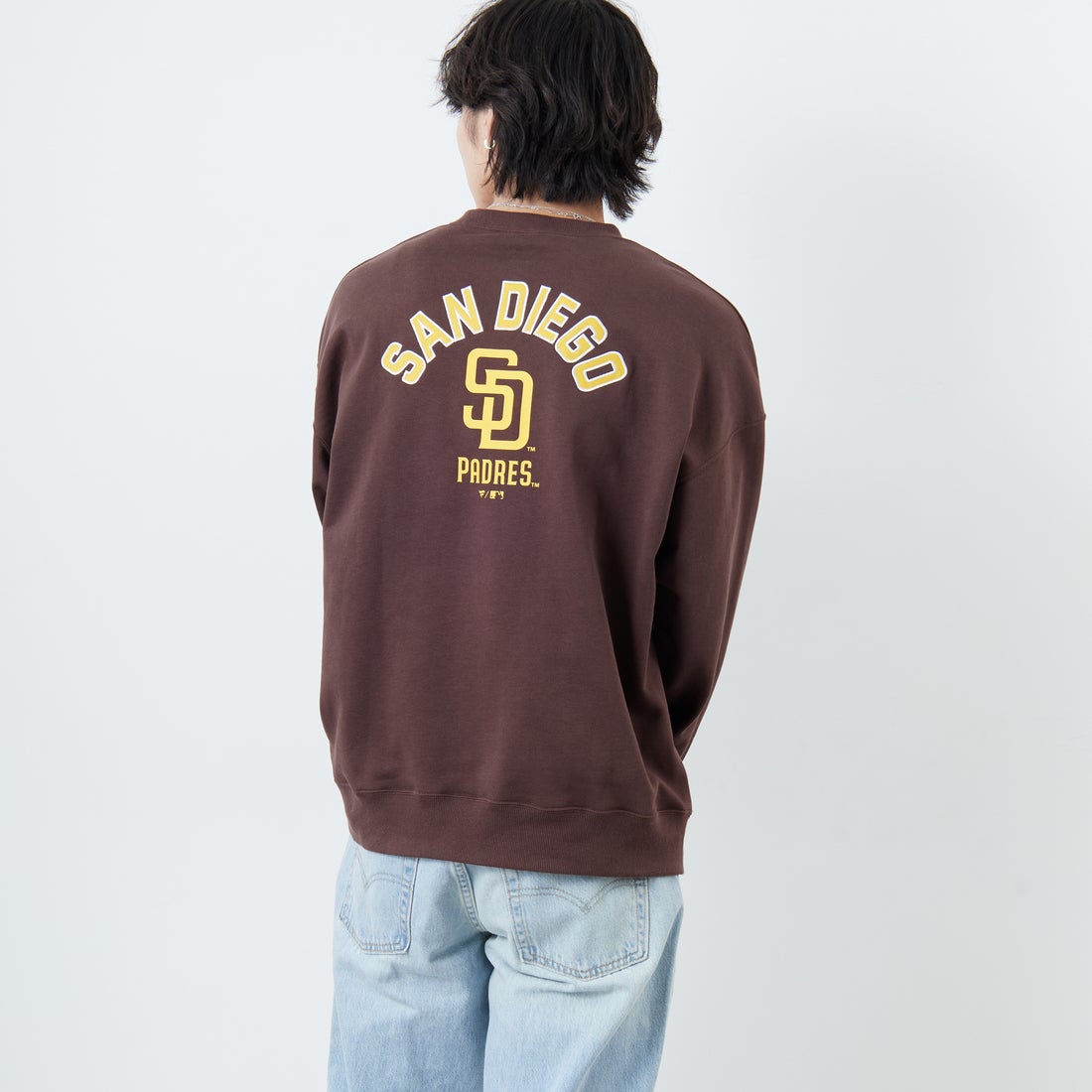 BROWN SD&&モデル身長：179cm 着用サイズ：L&&