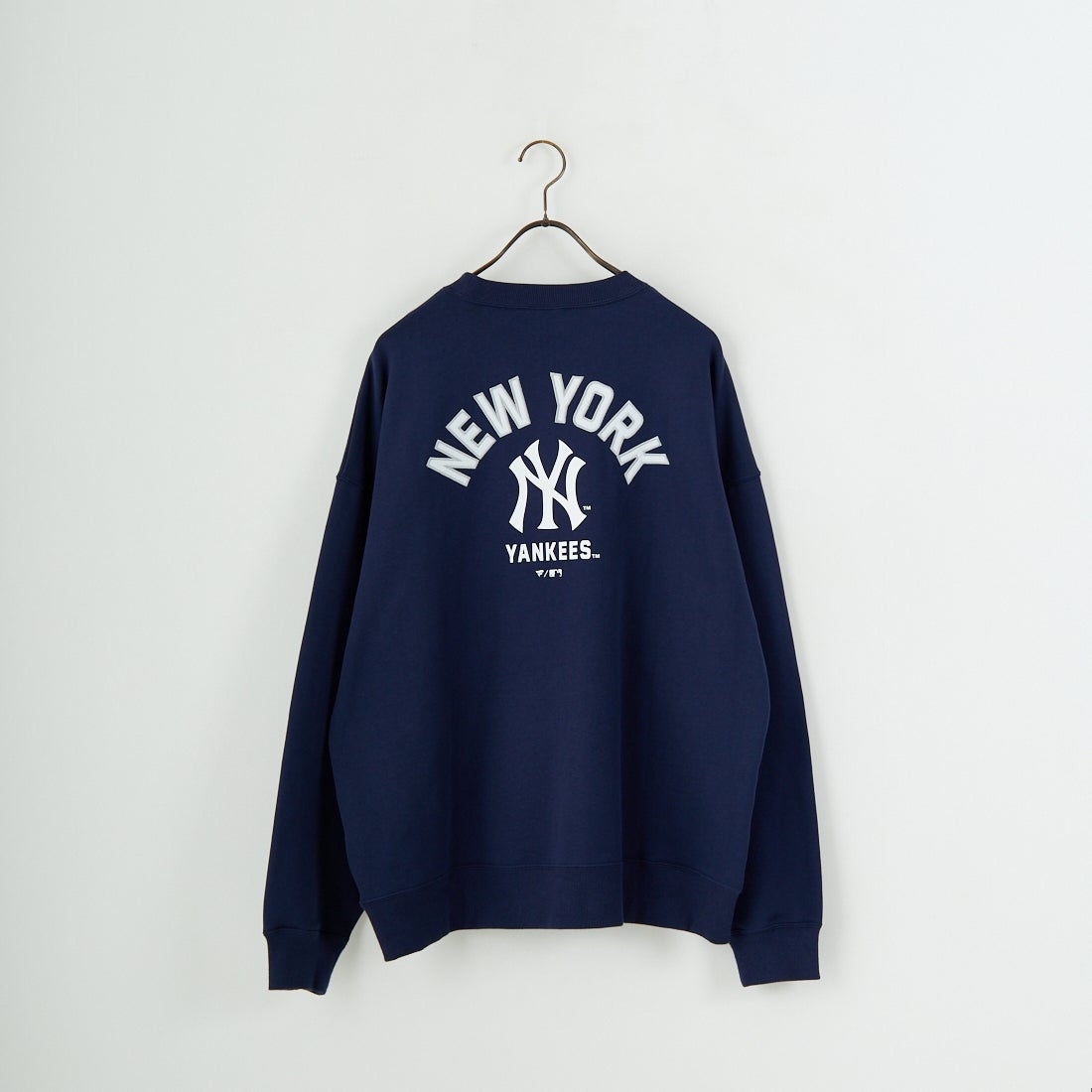 Fanatics [ファナティクス] 別注 MLBロゴ バックプリントスウェット [ML0525FW0004-JF] NAVY NY