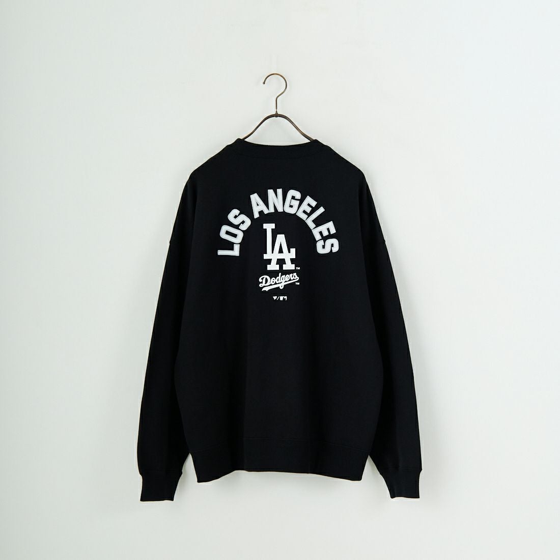 Fanatics [ファナティクス] 別注 MLBロゴ バックプリントスウェット [ML0525FW0004-JF] BLACK LA