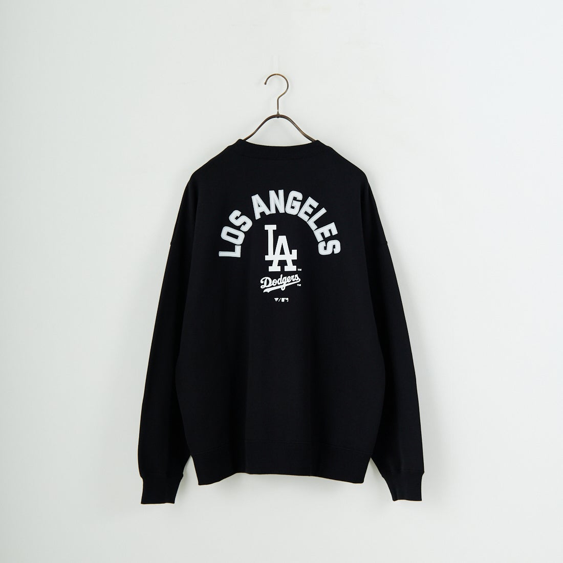 Fanatics [ファナティクス] 別注 MLBロゴ バックプリントスウェット [ML0525FW0004-JF] BLACK LA