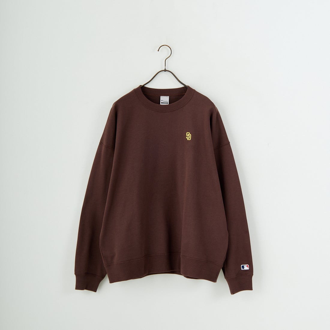 Fanatics [ファナティクス] 別注 MLBロゴ バックプリントスウェット [ML0525FW0004-JF] BROWN SD