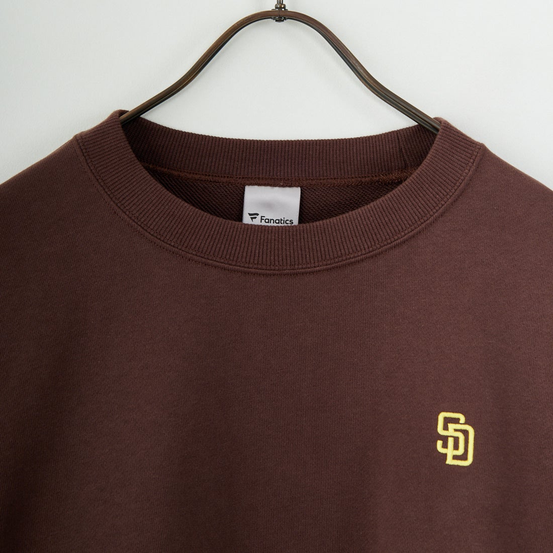 Fanatics [ファナティクス] 別注 MLBロゴ バックプリントスウェット [ML0525FW0004-JF] BROWN SD