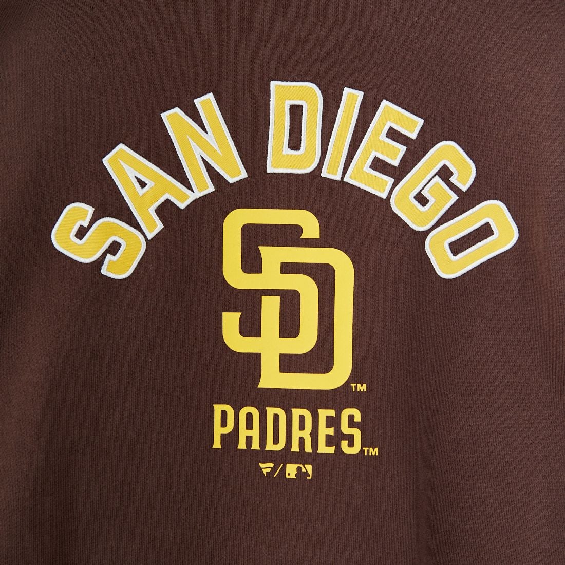 Fanatics [ファナティクス] 別注 MLBロゴ バックプリントスウェット [ML0525FW0004-JF] BROWN SD
