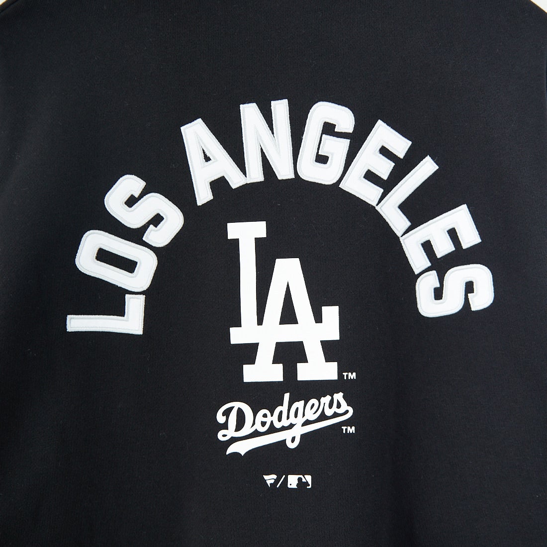 Fanatics [ファナティクス] 別注 MLBロゴ バックプリントスウェット [ML0525FW0004-JF] BLACK LA