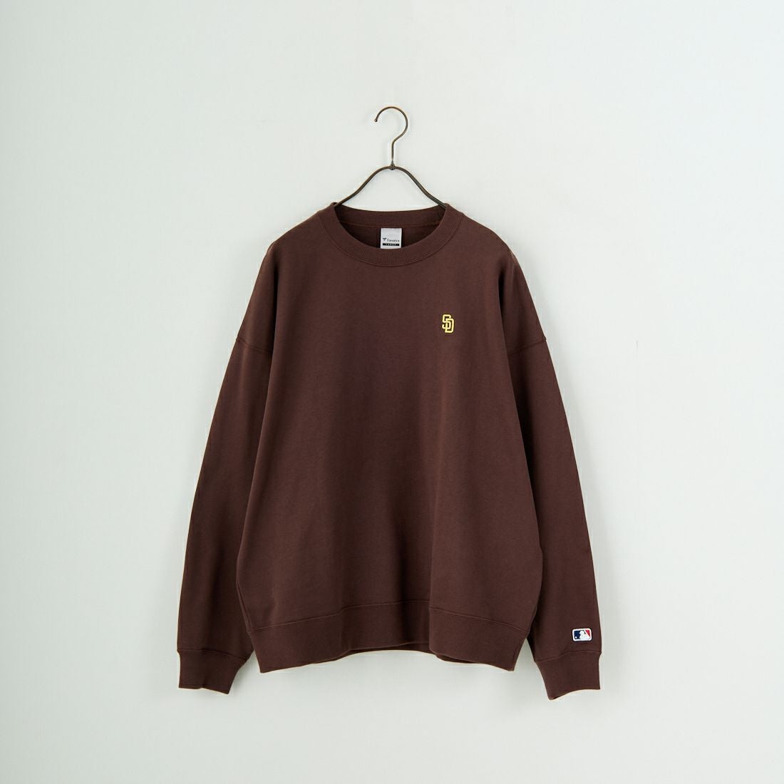 Fanatics [ファナティクス] 別注 MLBロゴ バックプリントスウェット [ML0525FW0004-JF] BROWN SD