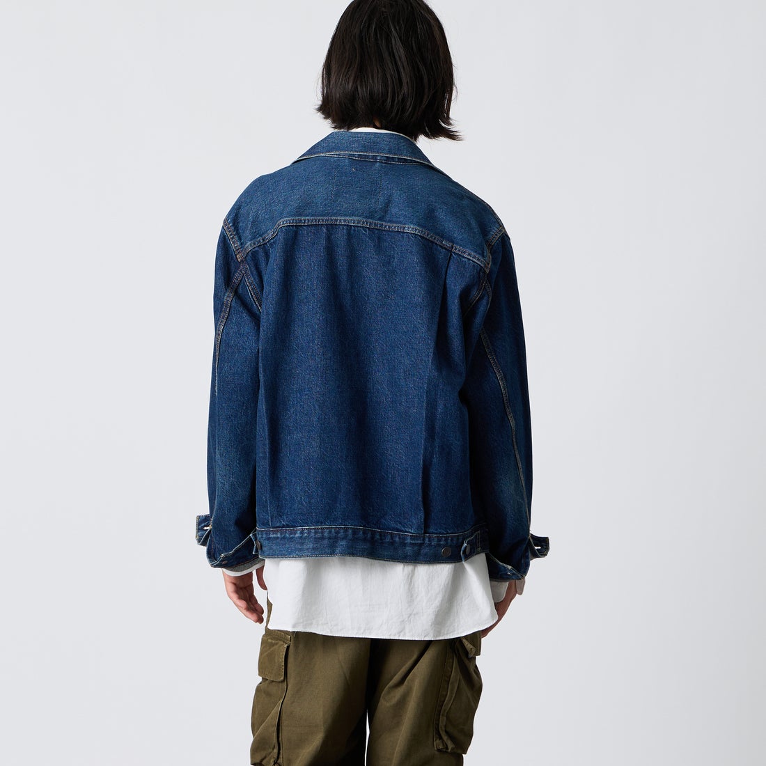 LEVI'S [リーバイス] TYPE2 トラッカージャケット [A7632-00] 20 &&モデル身長：175cm 着用サイズ：L&&