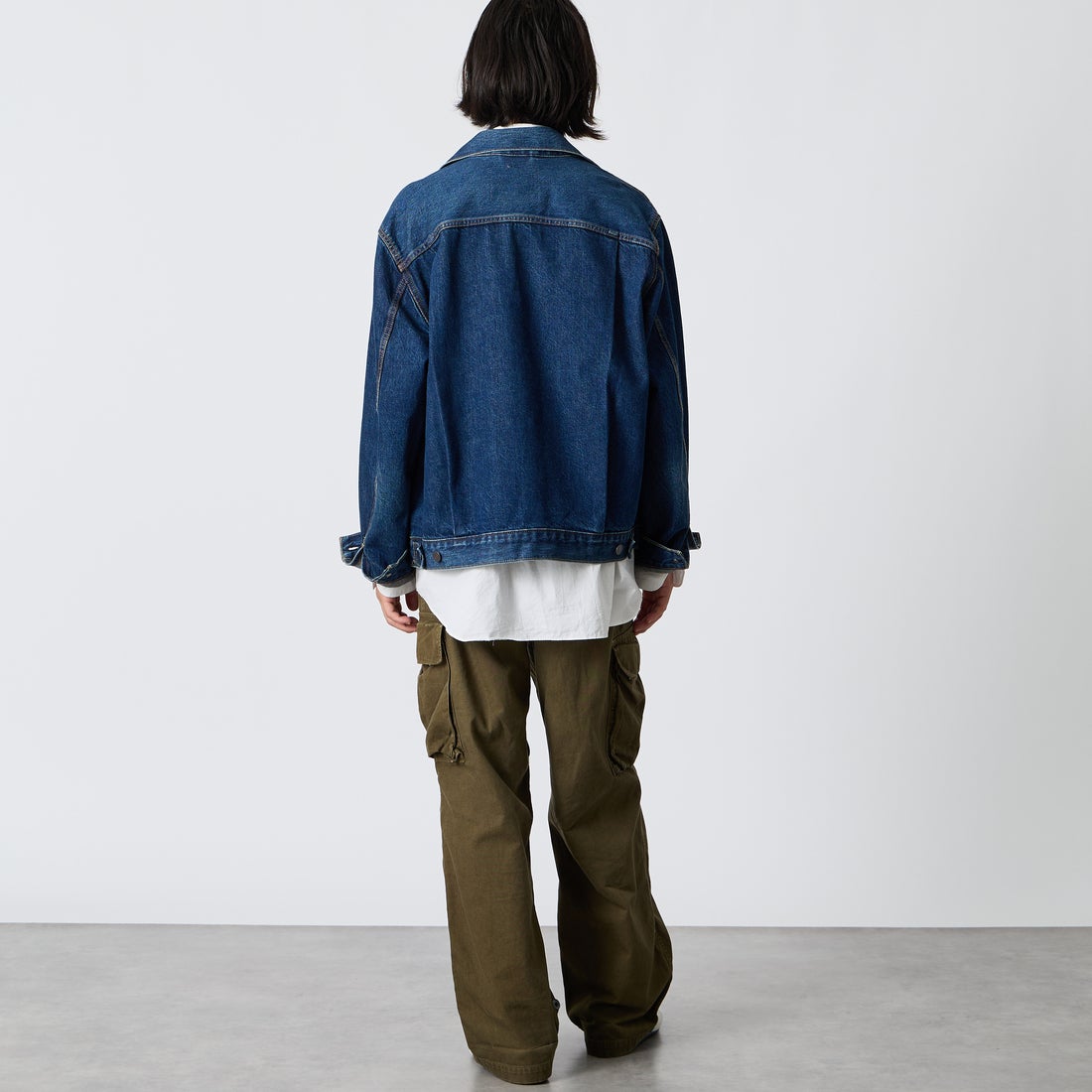 LEVI'S [リーバイス] TYPE2 トラッカージャケット [A7632-00] 20 &&モデル身長：175cm 着用サイズ：L&&