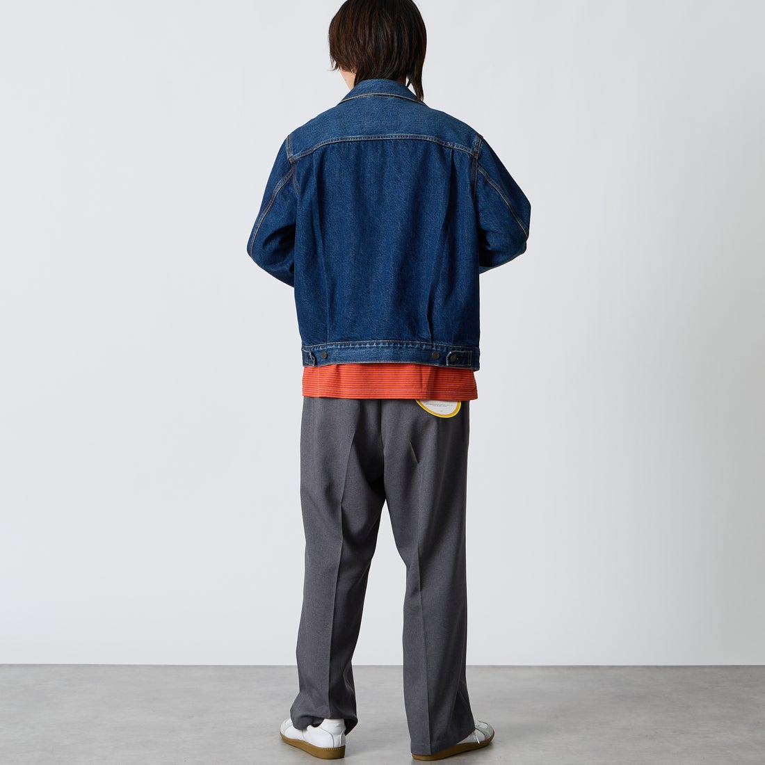 LEVI'S [リーバイス] TYPE2 トラッカージャケット [A7632-00] 20 &&モデル身長：177cm 着用サイズ：M&&