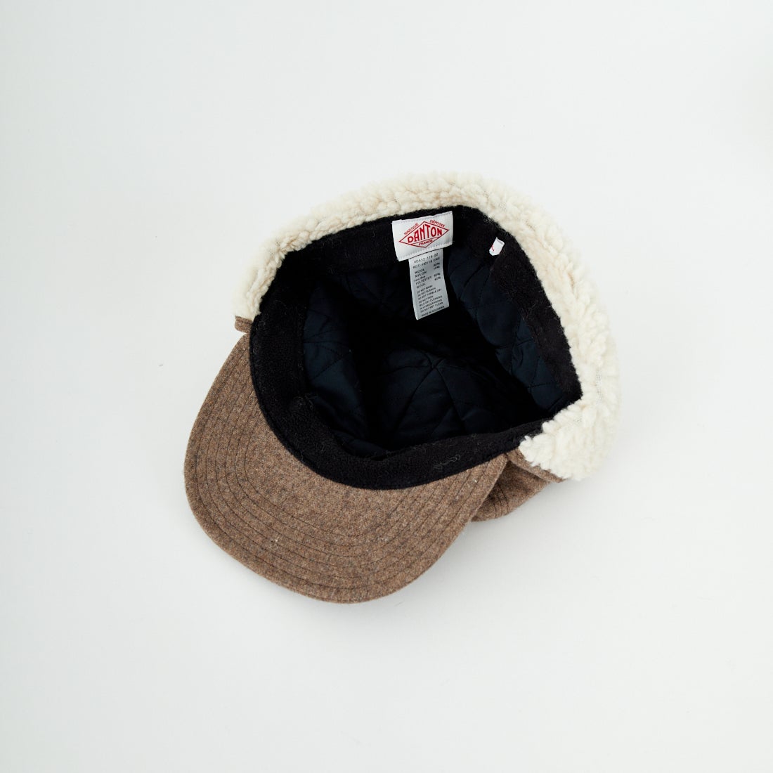 DANTON [ダントン] ボア 6パネルキャップ [DT-H0118EKE] BROWN