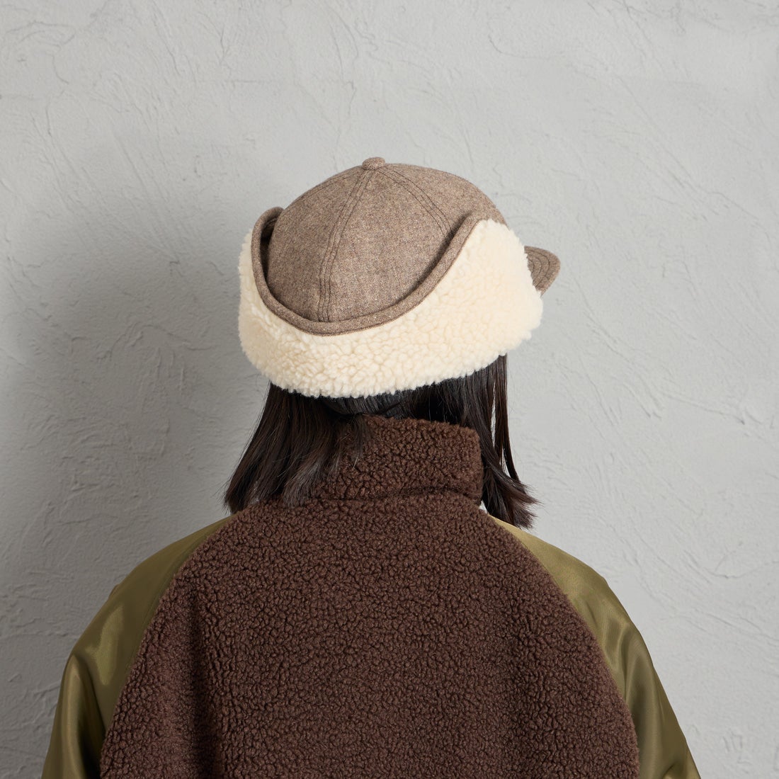 DANTON [ダントン] ボア 6パネルキャップ [DT-H0118EKE] BROWN