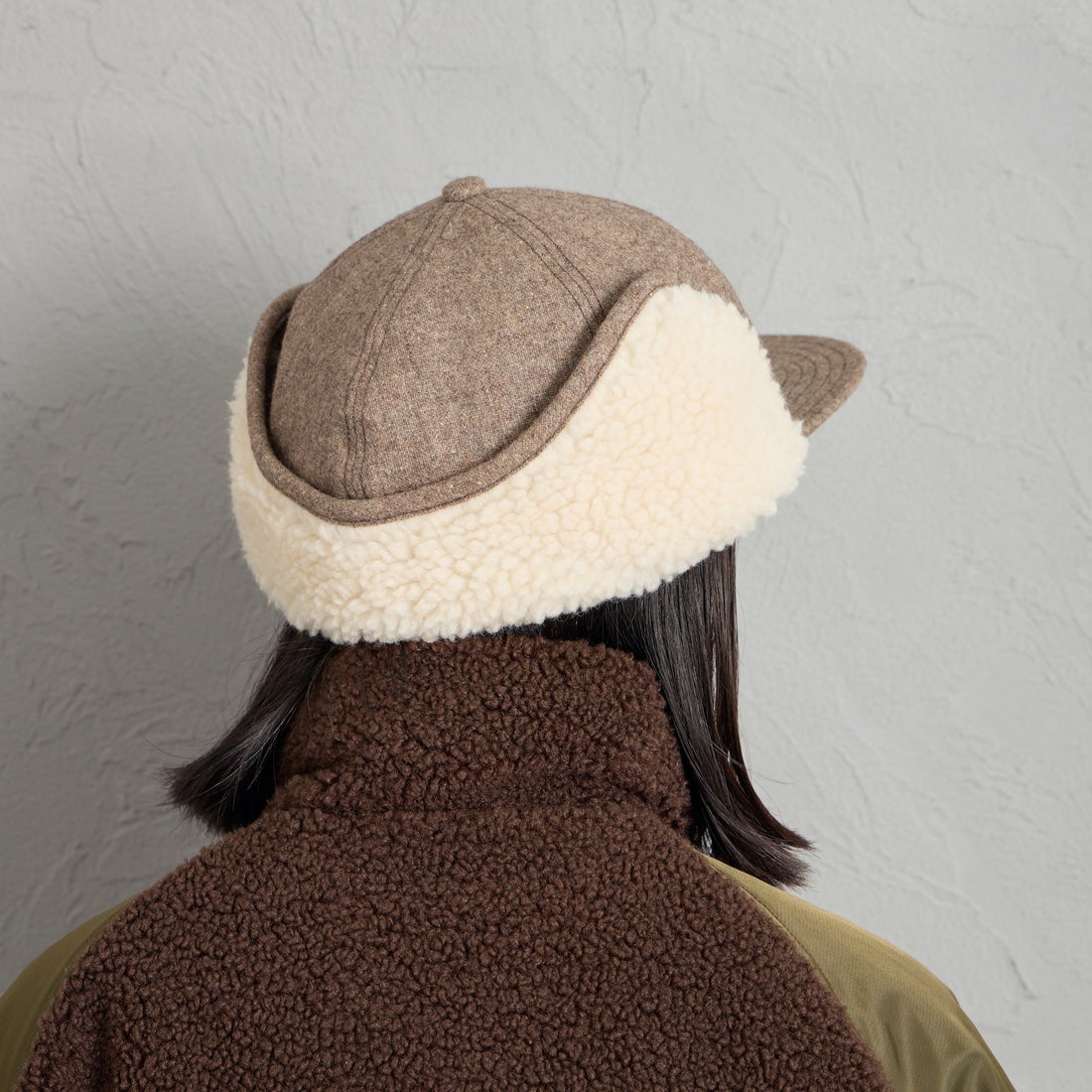 DANTON [ダントン] ボア 6パネルキャップ [DT-H0118EKE] BROWN