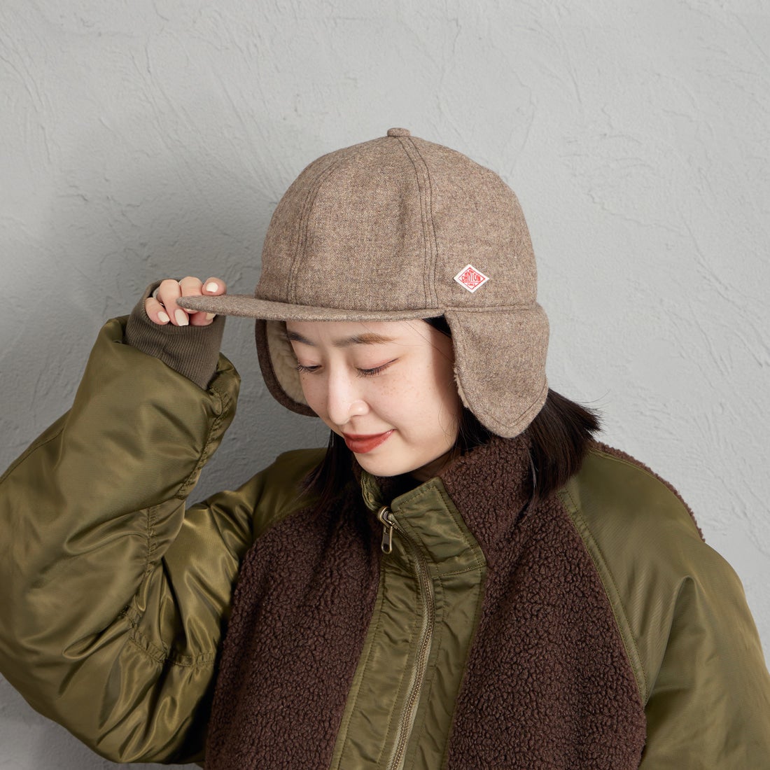 DANTON [ダントン] ボア 6パネルキャップ [DT-H0118EKE] BROWN