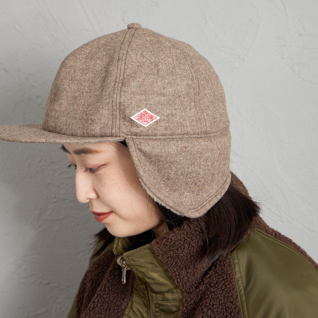 DANTON [ダントン] ボア 6パネルキャップ [DT-H0118EKE] BROWN
