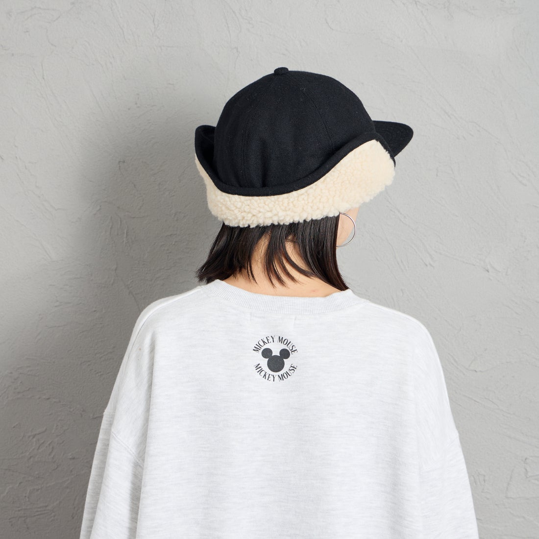 DANTON [ダントン] ボア 6パネルキャップ [DT-H0118EKE] BLACK