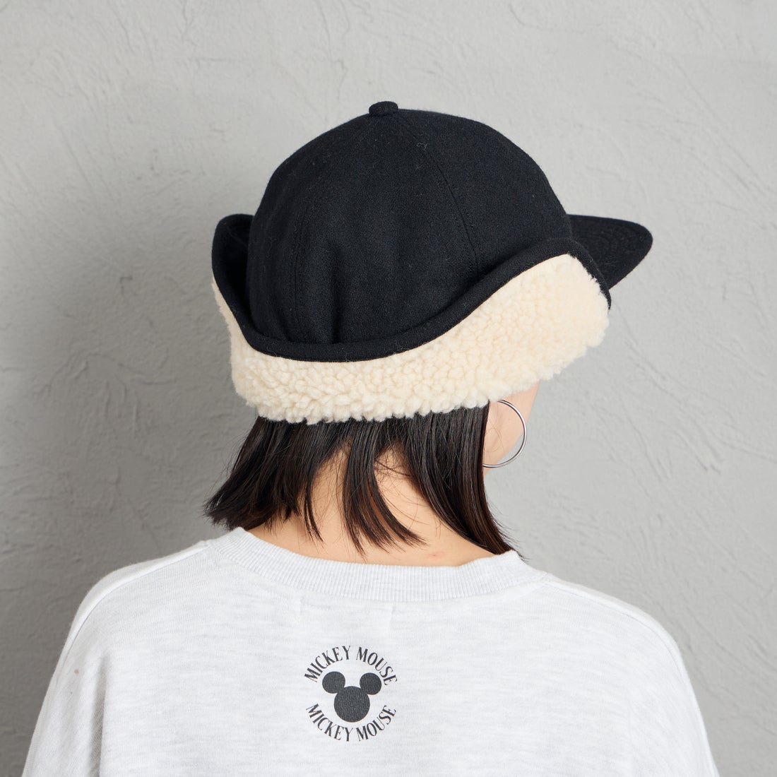 DANTON [ダントン] ボア 6パネルキャップ [DT-H0118EKE] BLACK
