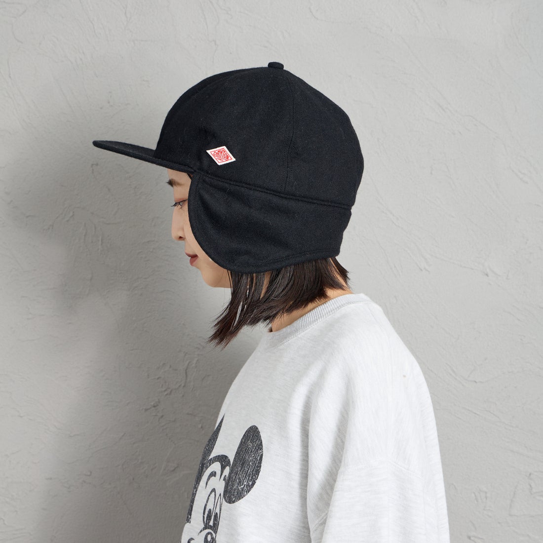 DANTON [ダントン] ボア 6パネルキャップ [DT-H0118EKE] BLACK