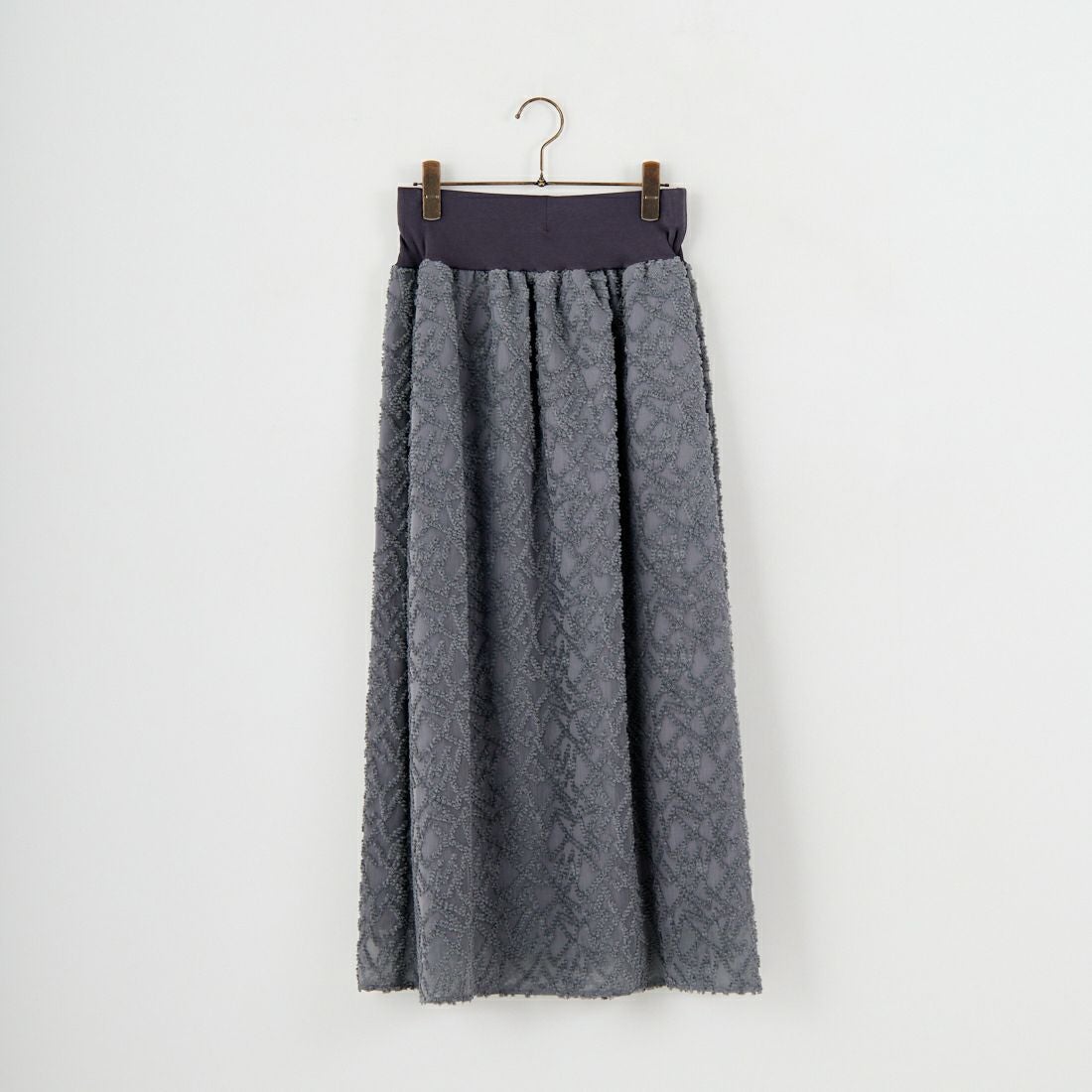 STELLA CIFFON [ステラシフォン] シアーカットジャガードスカート [ST3-26201B] 81 GRAY