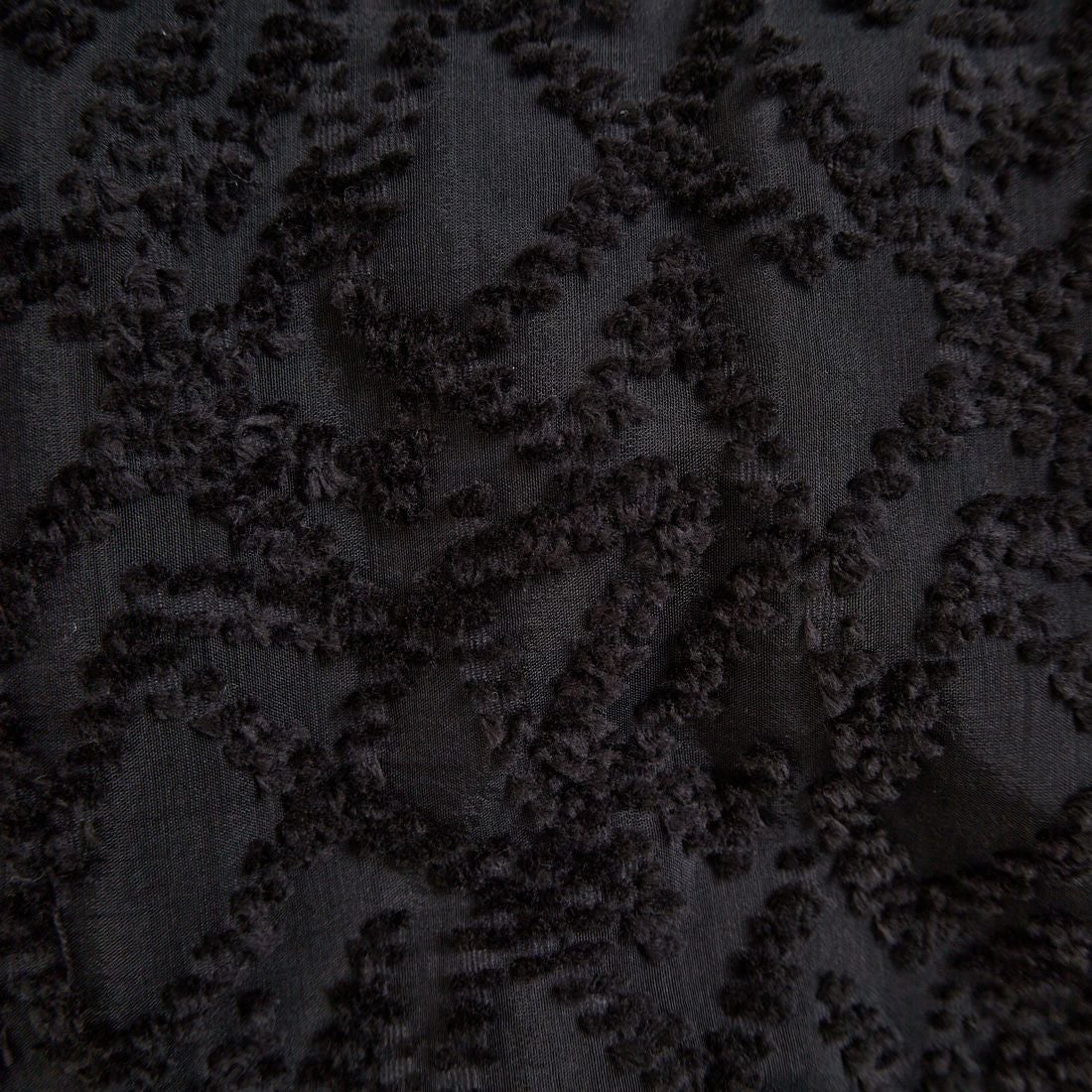 STELLA CIFFON [ステラシフォン] シアーカットジャガードスカート [ST3-26201B] 80 BLACK