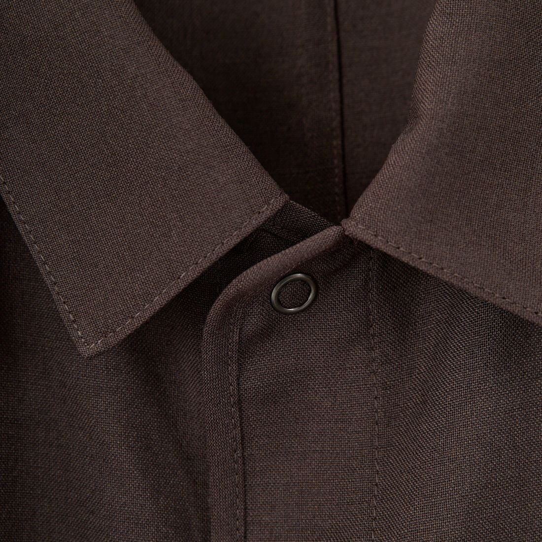 STILL BY HAND [スティルバイハンド] ダブルポケットシャツジャケット [BL01253] DARK BROWN