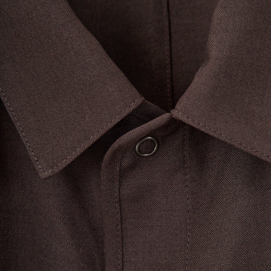 STILL BY HAND [スティルバイハンド] ダブルポケットシャツジャケット [BL01253] DARK BROWN