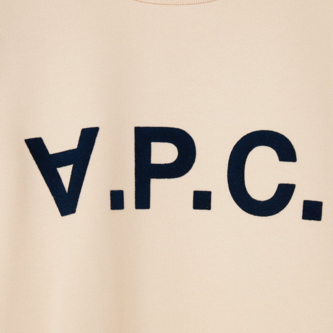 A.P.C. [アー・ペー・セー] VPCロゴ スウェットシャツ [STANDARD-GRAND-VPC] 83 MASTIC