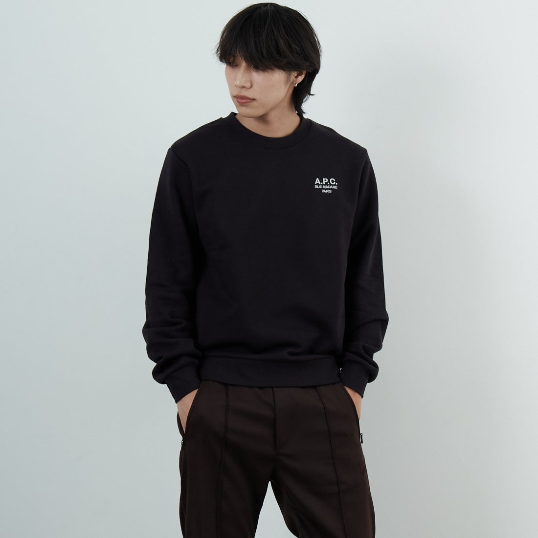 A.P.C. [アー・ペー・セー] APCロゴ刺繍 スウェットシャツ [STANDARD