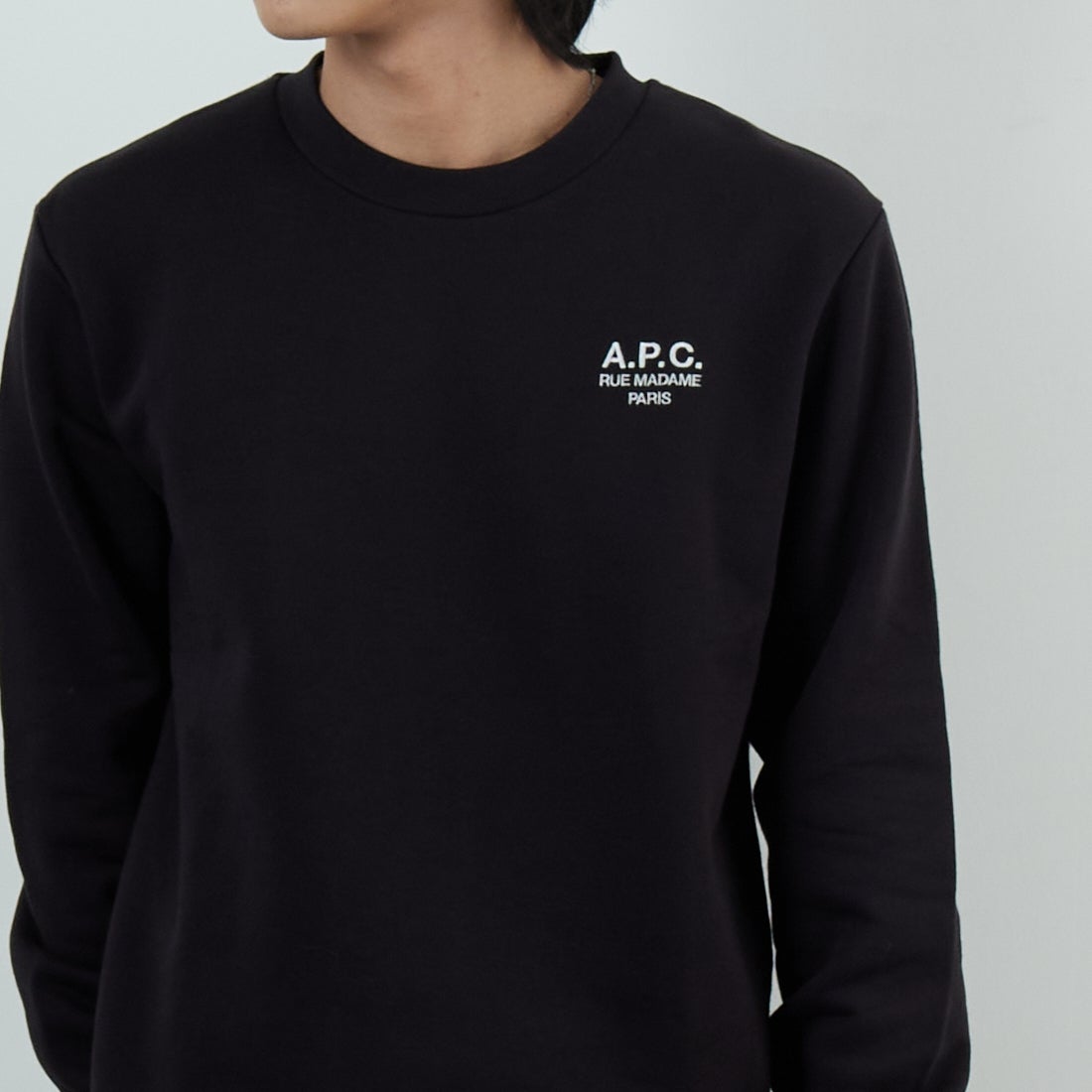 A.P.C. [アー・ペー・セー] APCロゴ刺繍 スウェットシャツ [STANDARD