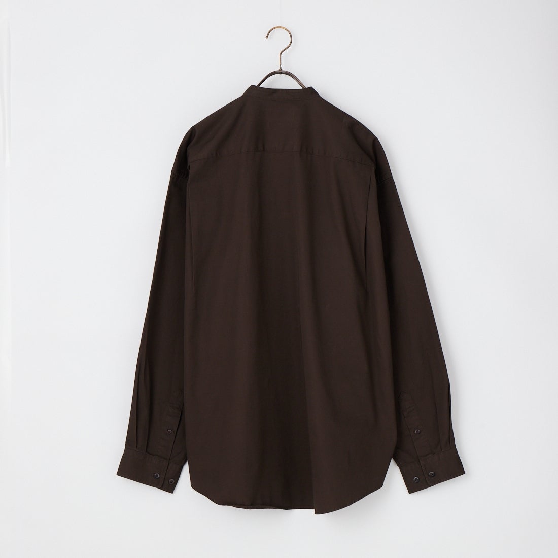 Gymphlex [ジムフレックス] ロングスリーブバンドカラーシャツ [GY-B0407BIT] C.GREY