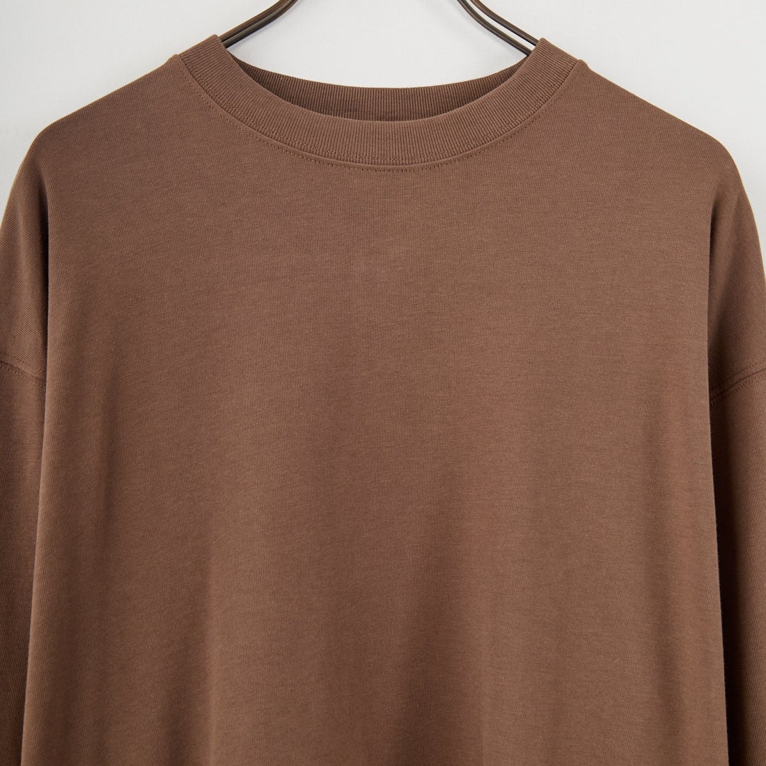HANDVAERK [ハンドバーク] コットンクルーネックロングスリーブTシャツ [3505] SHADE