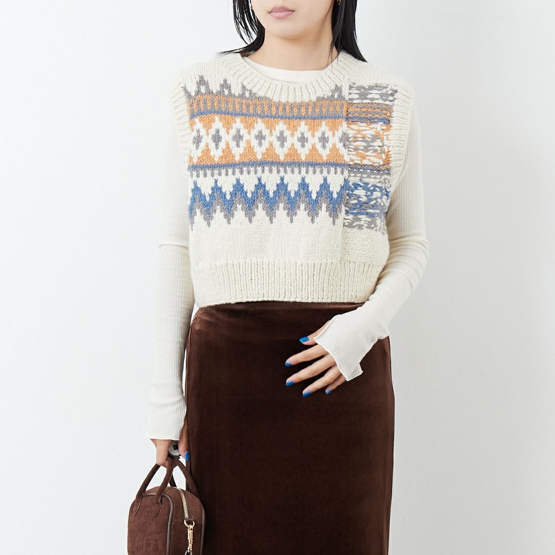 TRICOTS JEAN MARC [トリコット ジーン マルク] ニットベスト [SEVULLE