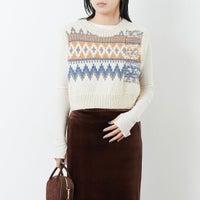 ﾎﾜｲﾄ/ﾌﾞﾙｰ&&モデル身長：167cm 着用サイズ：F&&