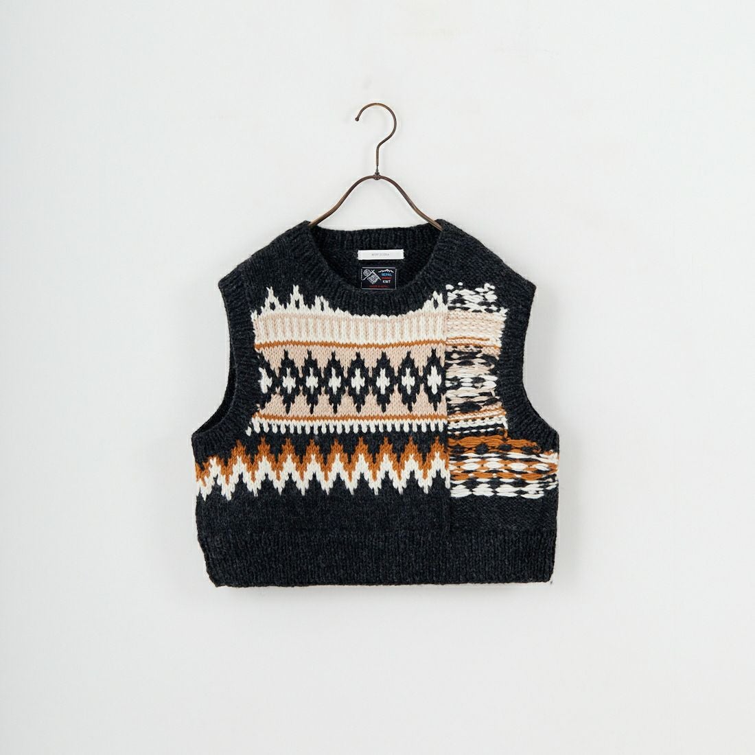 NEPAL HANDKNIT [ネパールハンドニット] ジャガードベスト [12568-NP