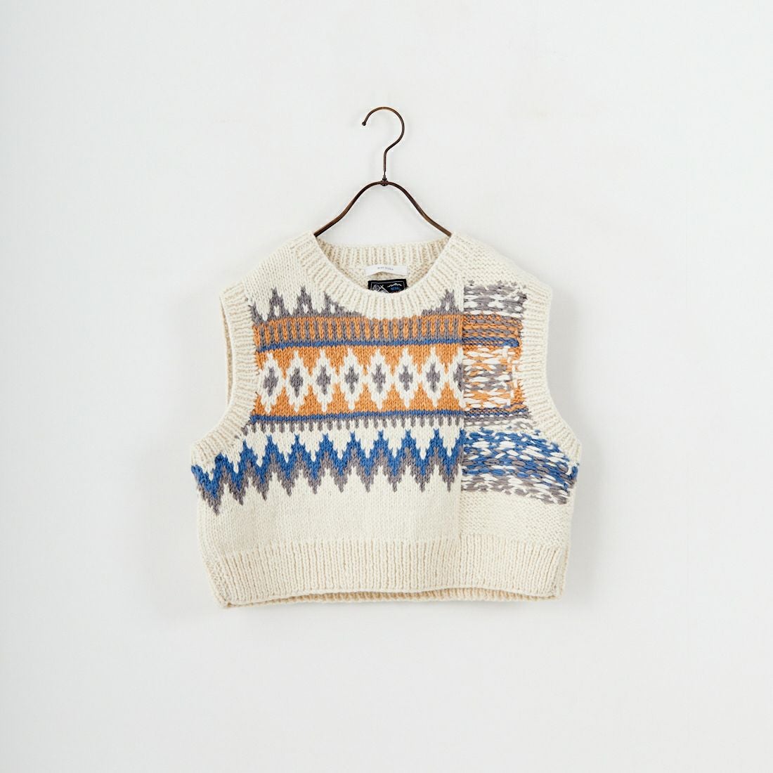 NEPAL HANDKNIT [ネパールハンドニット] ジャガードベスト [12568-NP
