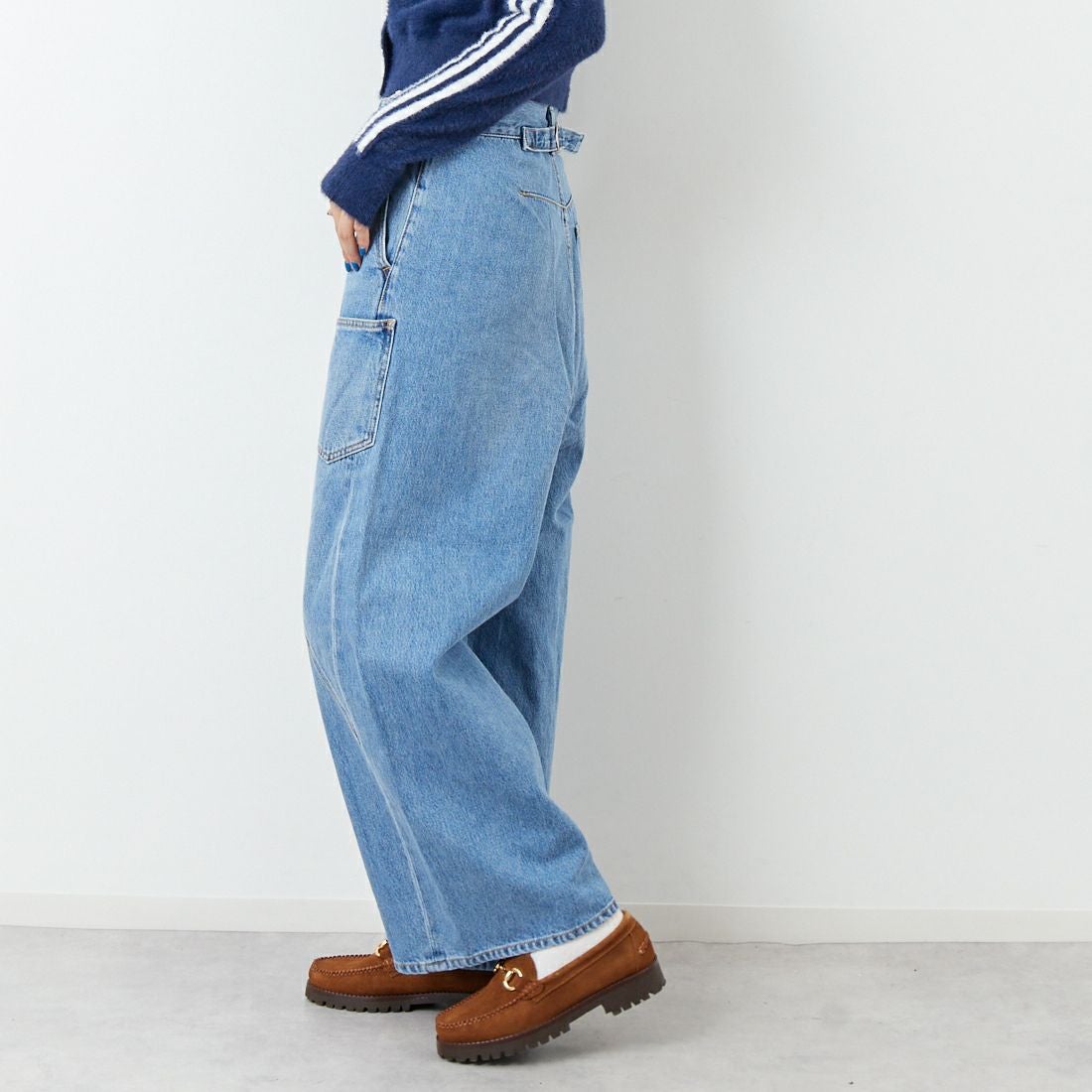 null. [ヌル] フロントバックデニムパンツ [153WFP254010]｜ジーンズ