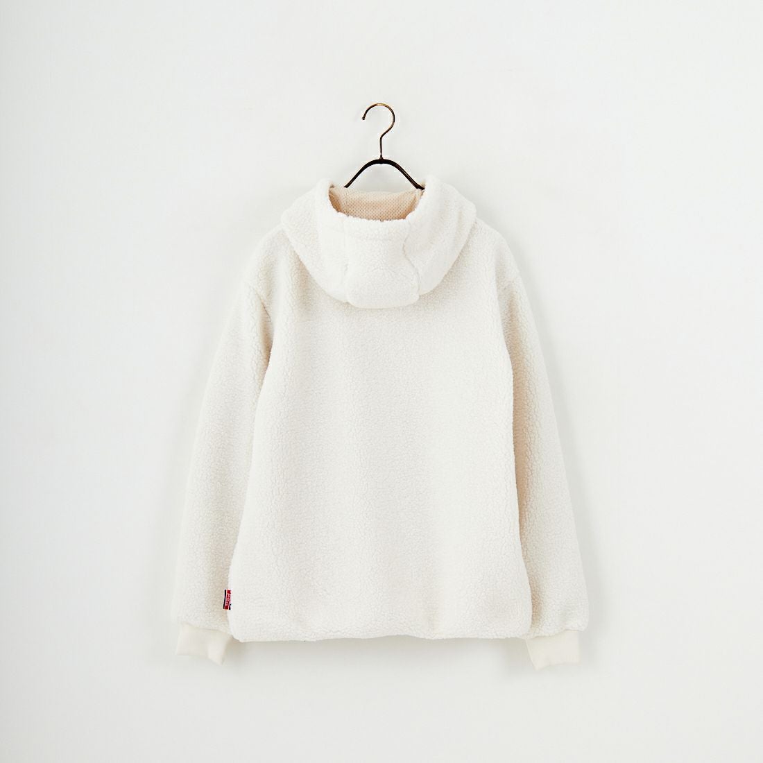 PARIS SAINT-GERMAN [パリ・サンジェルマン] PSG ロゴ刺繍ボアフーディ [PS2325FW0001] BEIGE