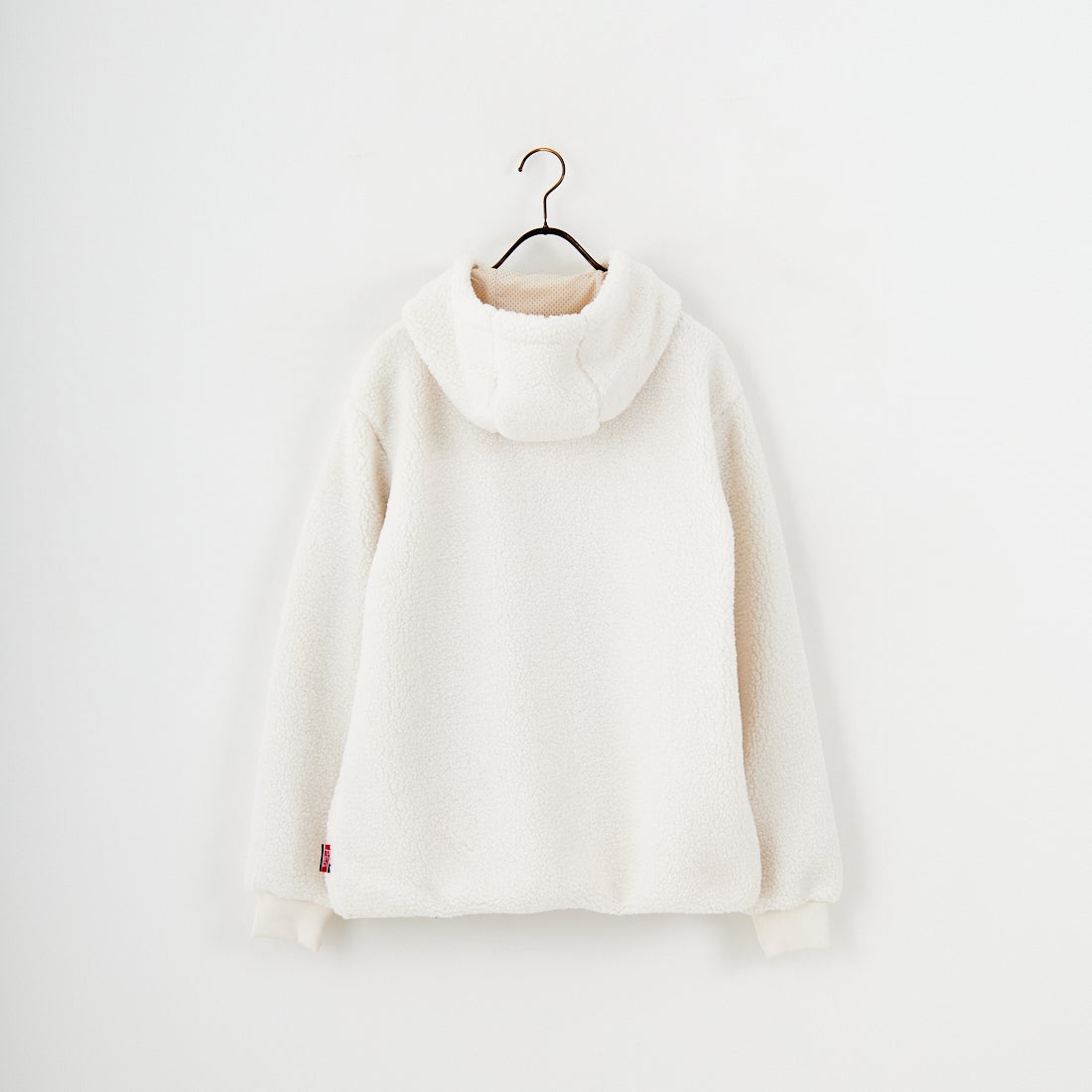 PARIS SAINT-GERMAN [パリ・サンジェルマン] PSG ロゴ刺繍ボアフーディ [PS2325FW0001] BEIGE