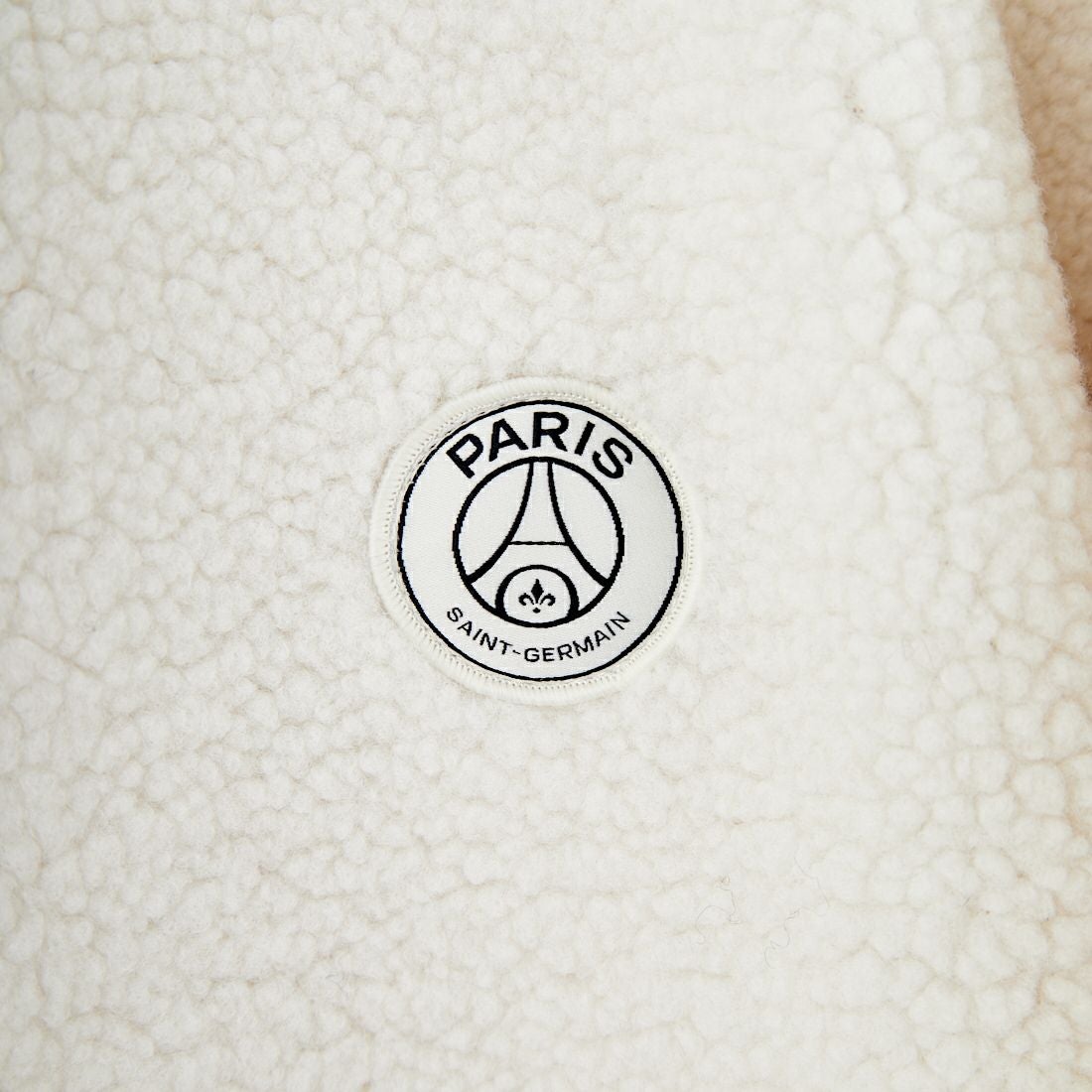 PARIS SAINT-GERMAN [パリ・サンジェルマン] PSG ロゴ刺繍ボアフーディ [PS2325FW0001] BEIGE